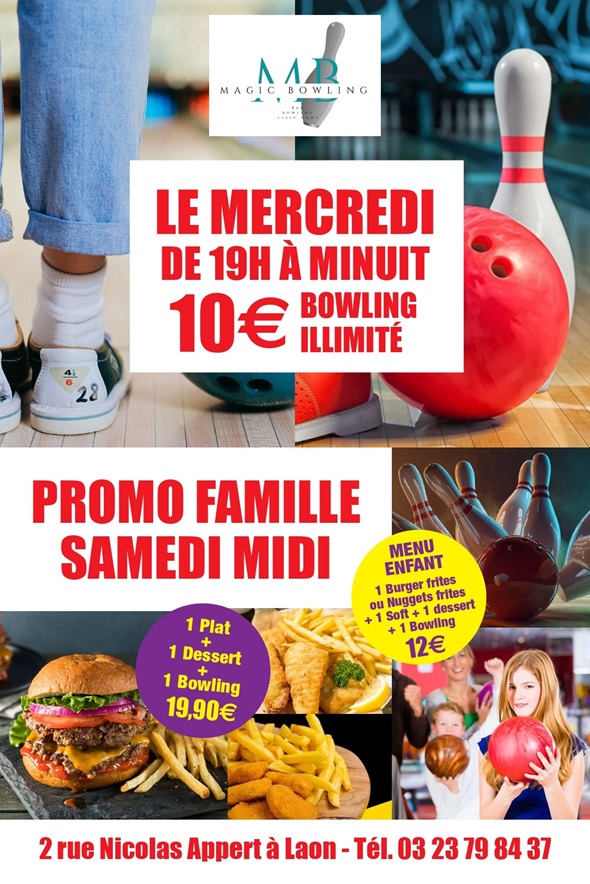 PUBLICITE MAGIC BOWLING