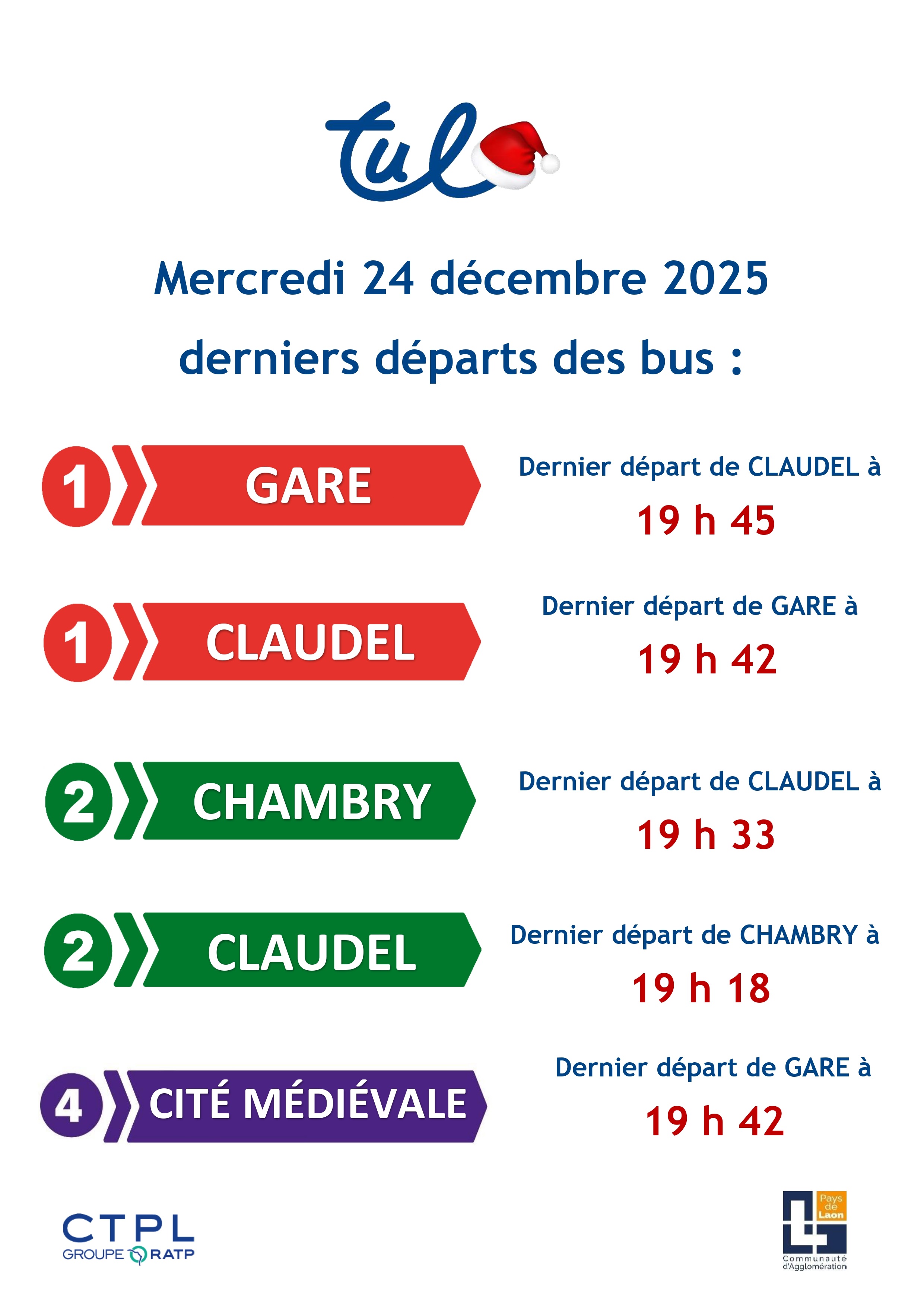 DERNIERS DEPART 24-12-2025