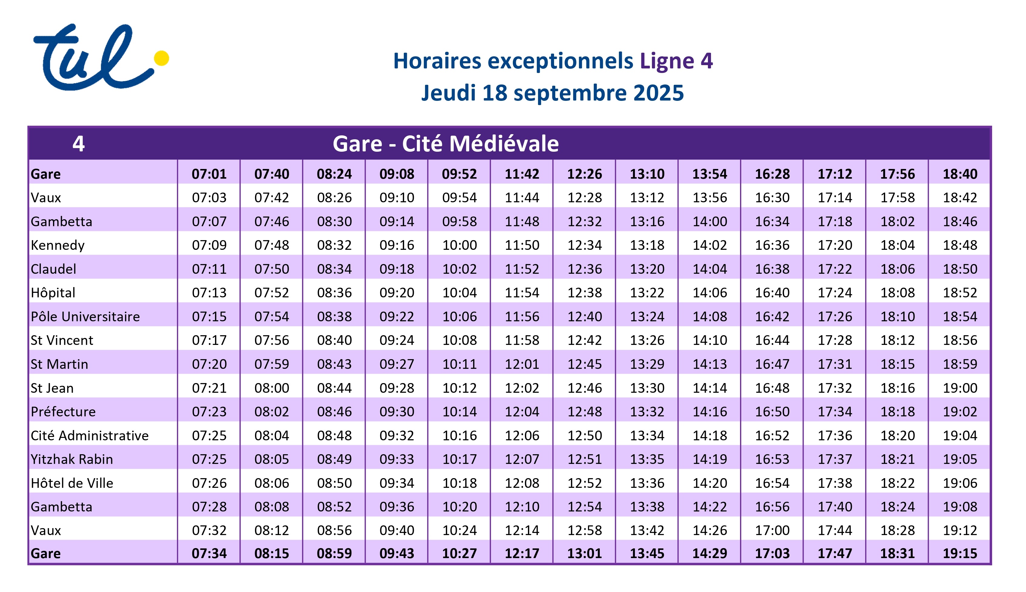 LIGNE 4 18/09/25
