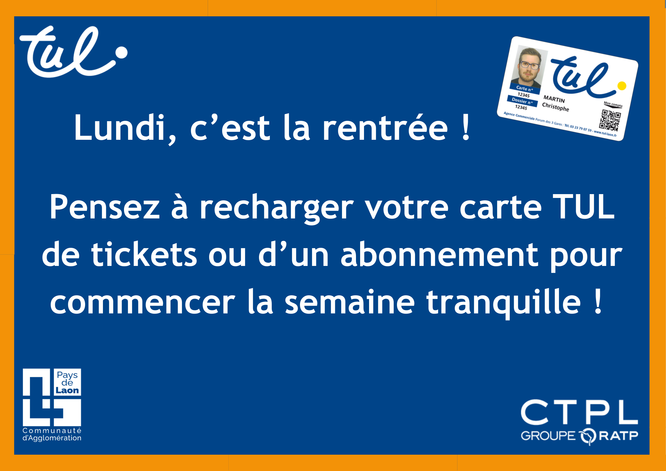 lundi, c'est la rentrée