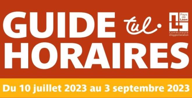 Guide horaires été 2023