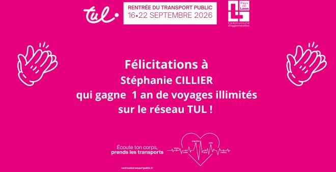 GAGNANTS JEU CONCOURS