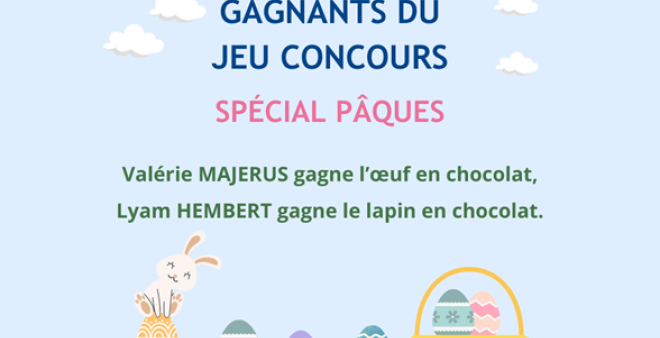 JEU CONCOURS PAQUES