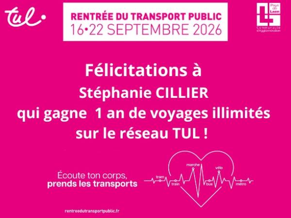 GAGNANTS JEU CONCOURS
