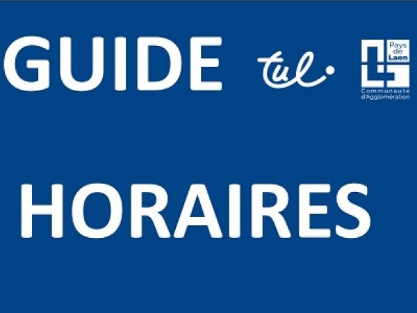 GUIDE HORAIRES