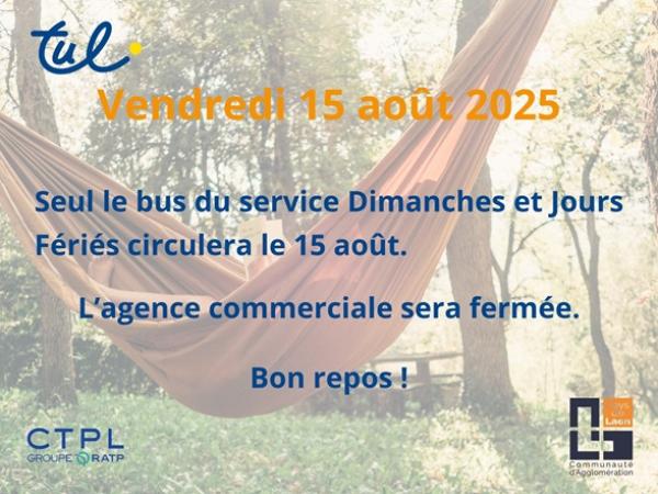 15 AOUT FERIE